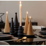 Christmas Chic candela albero oro cm 20